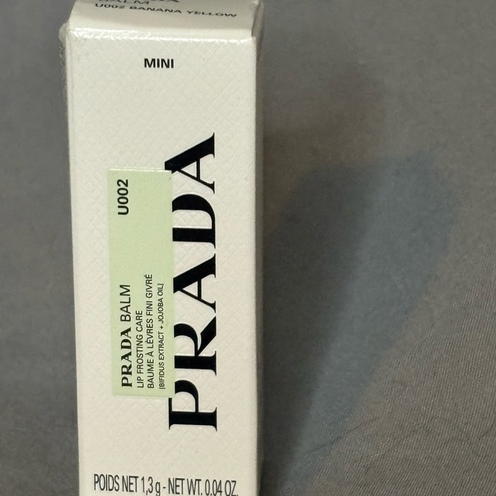 Prada Mini Balm U002 Banana Yellow Lip Frosting Care - Picture 2 of 3